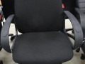 Биг кресло (Ткань, мебельная, ТК-1 (черный), ТГ, PL-1, ролик ст.)