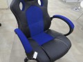 Кресло RACER GT (кож/зам/ткань, черный/синий 36-6/10)